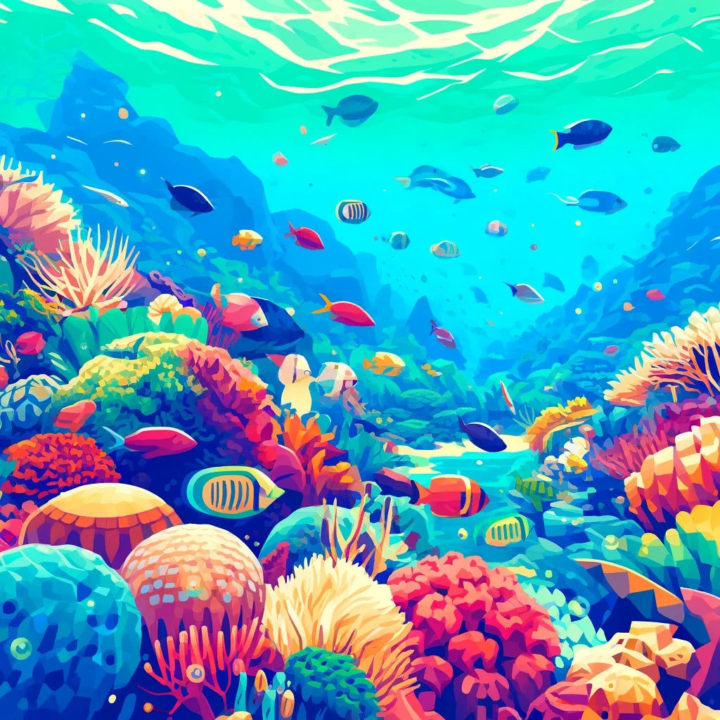 Reef Vibrance Canvas