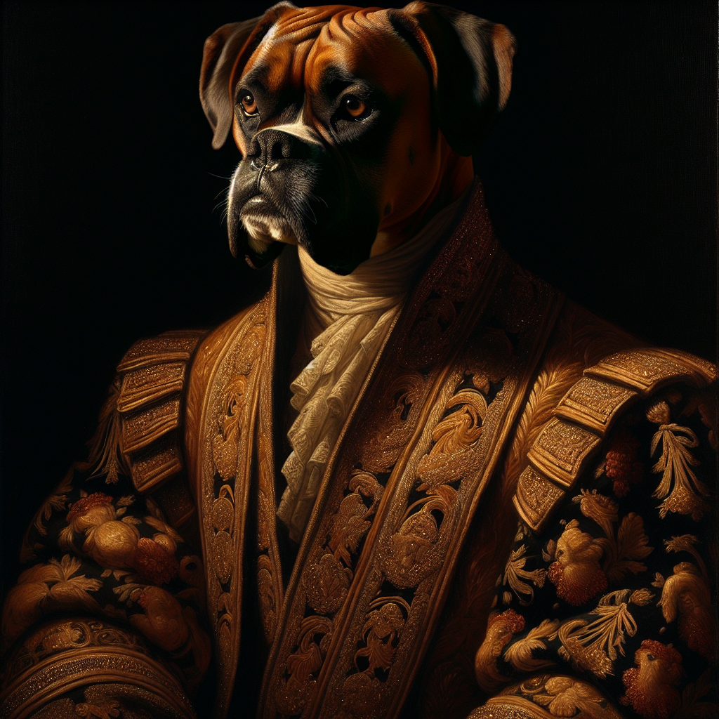 Regal Boxer Nostalgia Canvas