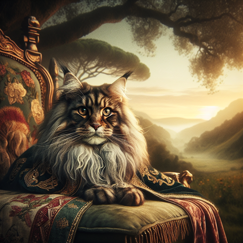 Regal Dawn Coon Majesty Canvas