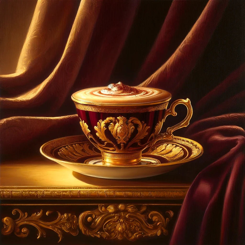 Regal Mocha Elegance Canvas