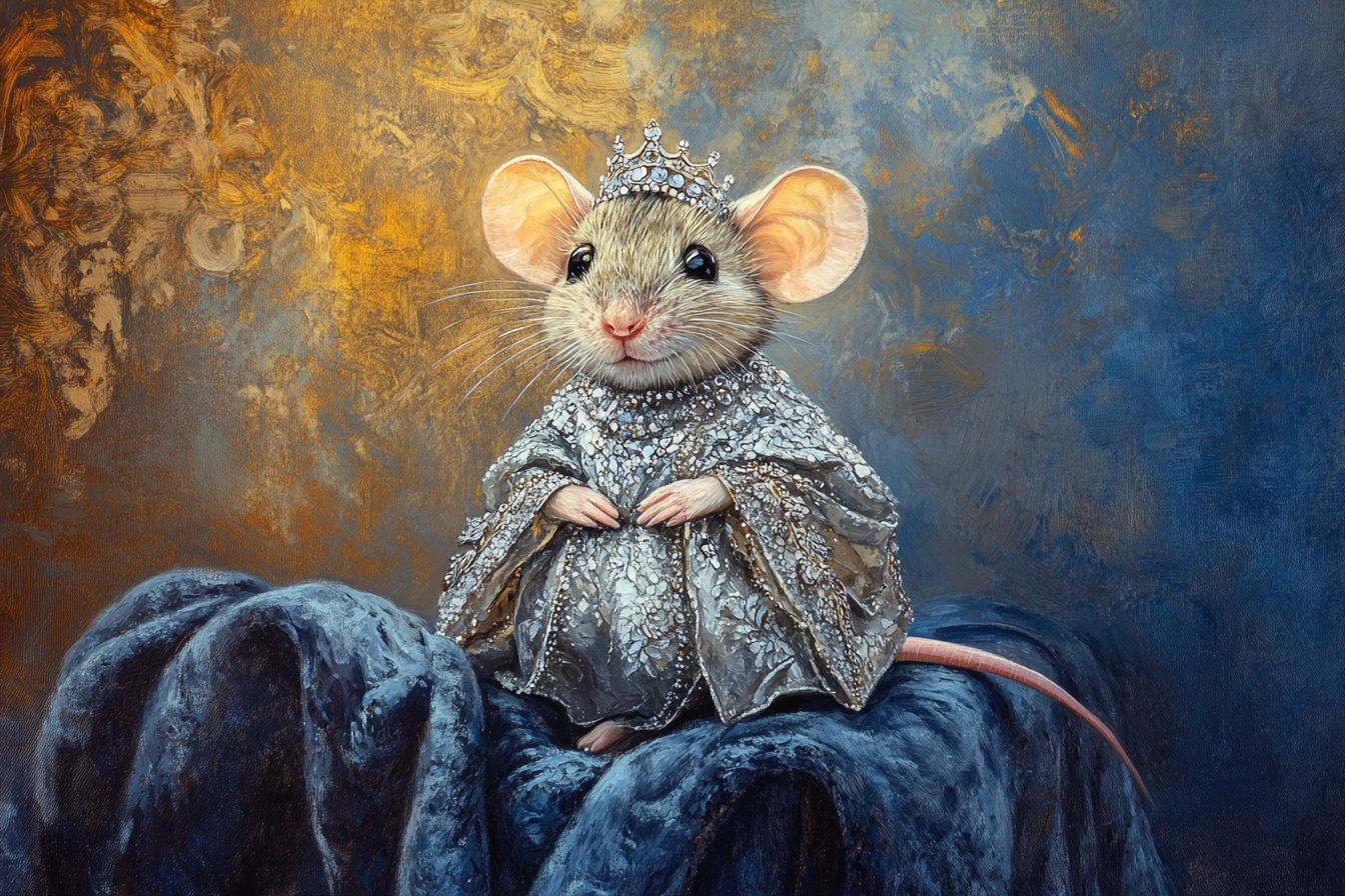 Regal Mouse Canvas
