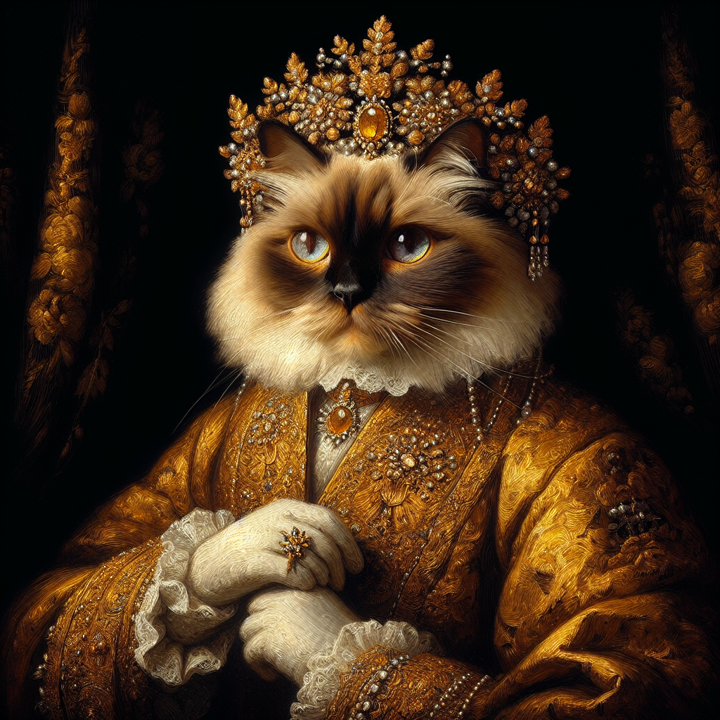 Regal Ragdoll Royalty Canvas