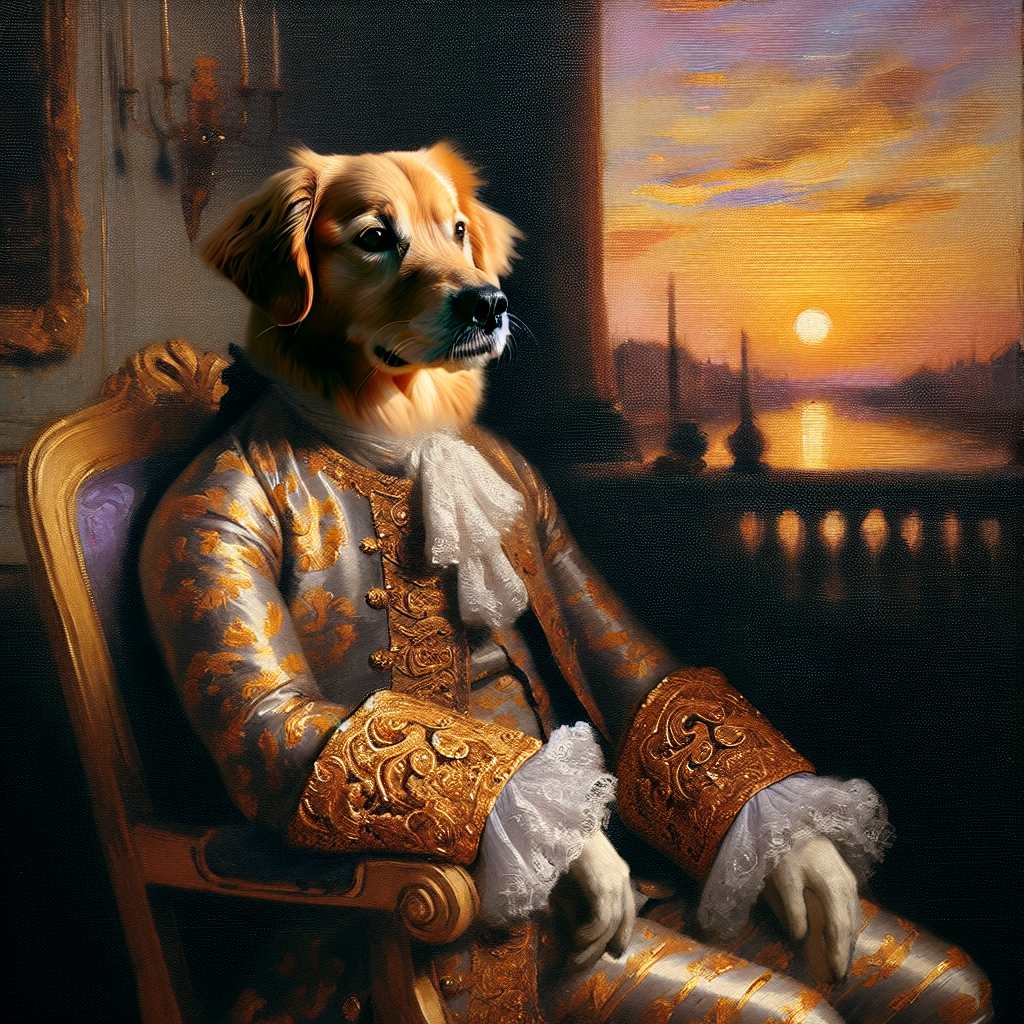 Regal Retriever Royalty Canvas