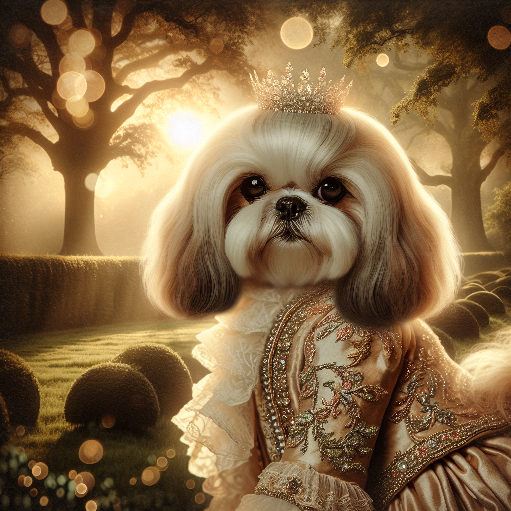 Regal Shih Tzu Twilight Canvas