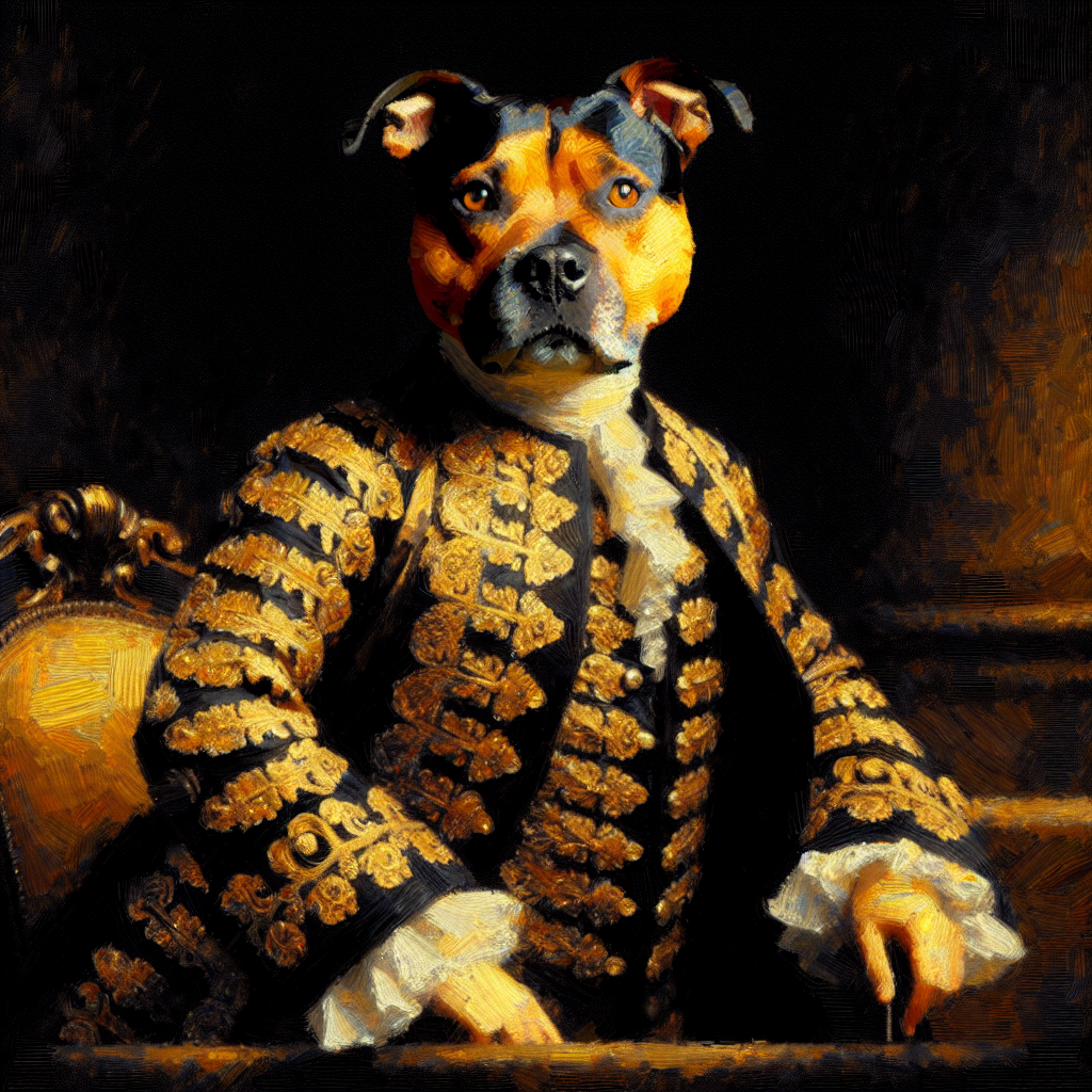 Regal Terrier Time-Crossroads Canvas