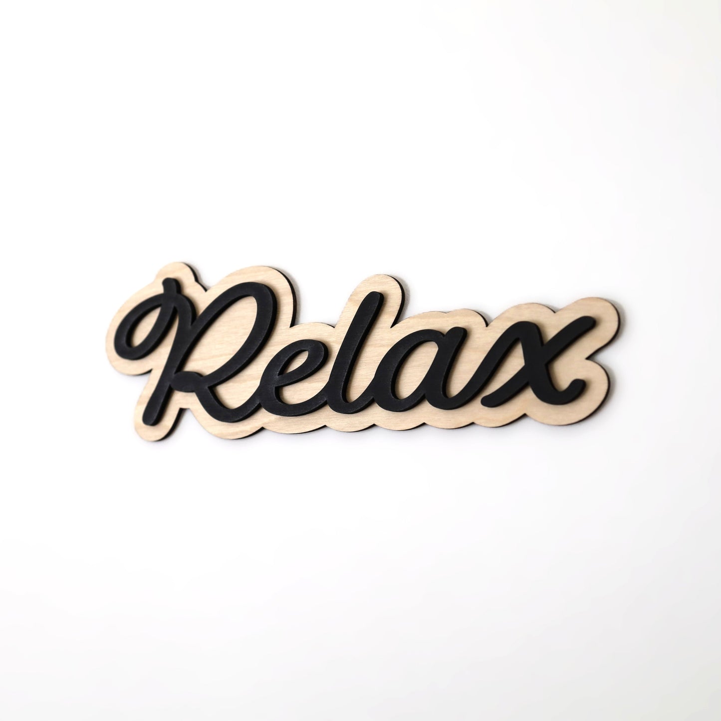 Relax Wall Art Home Sign