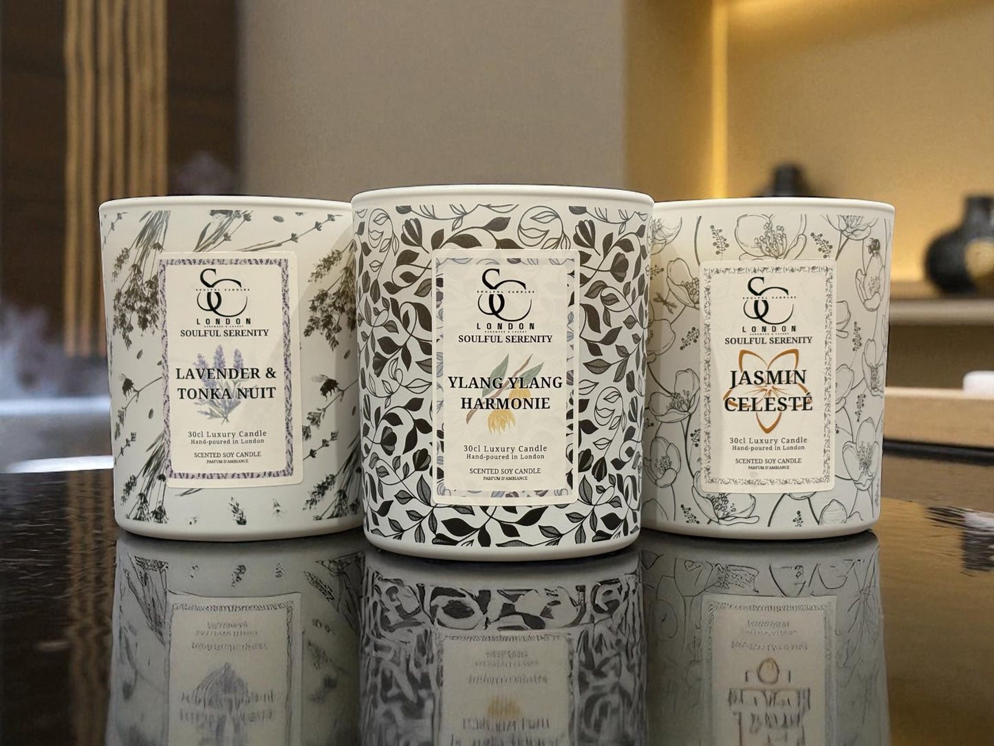 Lavender & Tonka – Luxury Soy Candle (30cl)