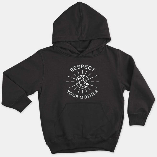 Respect Your Mother Kids Hoodie (Unisex)