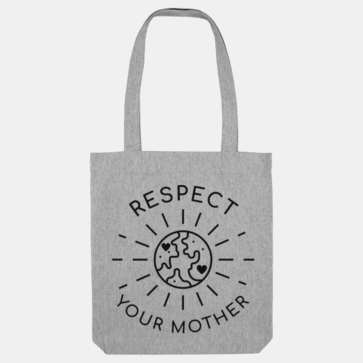 Respect Your Mother Woven Tote Bag, Vegan Gift