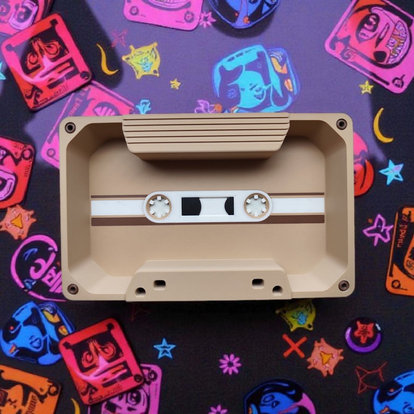 3D Printed Retro Audio Cassette Tray – Storage Dish