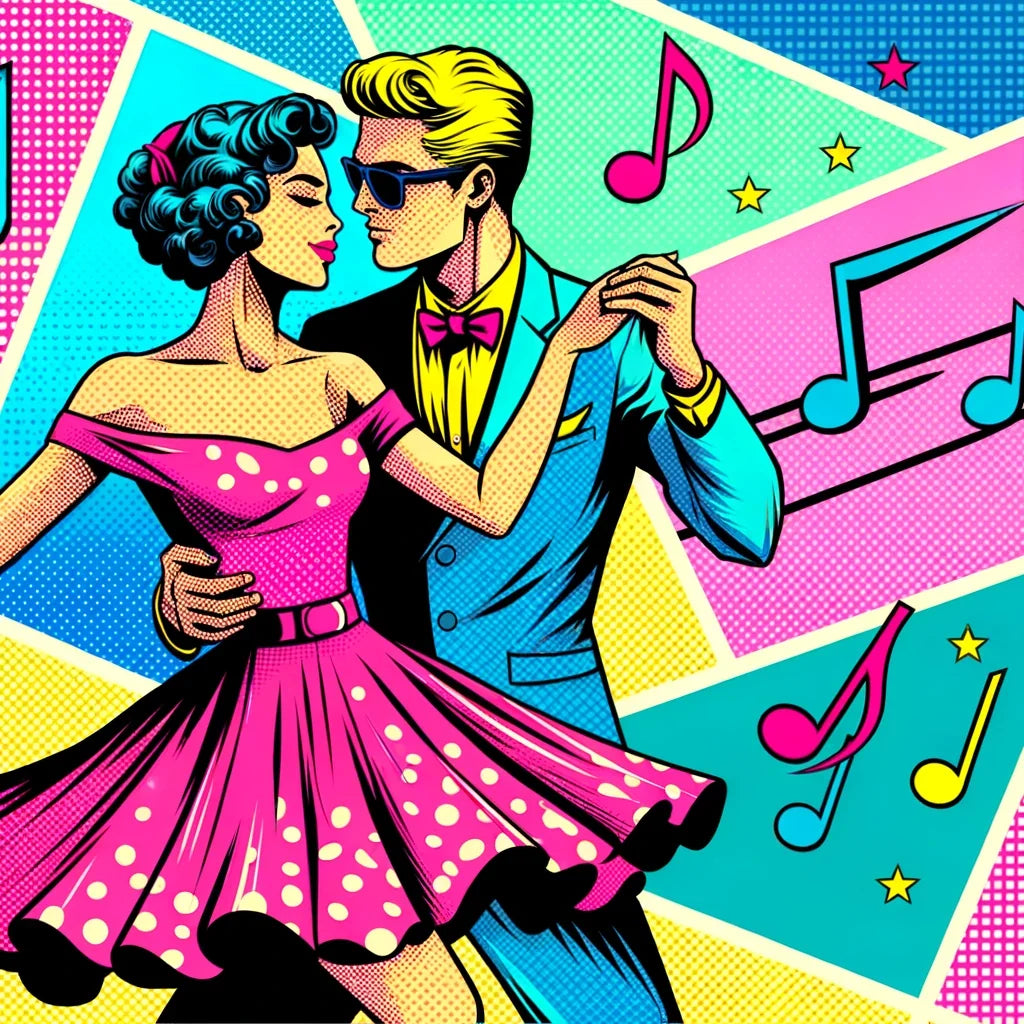 Retro Dance Canvas