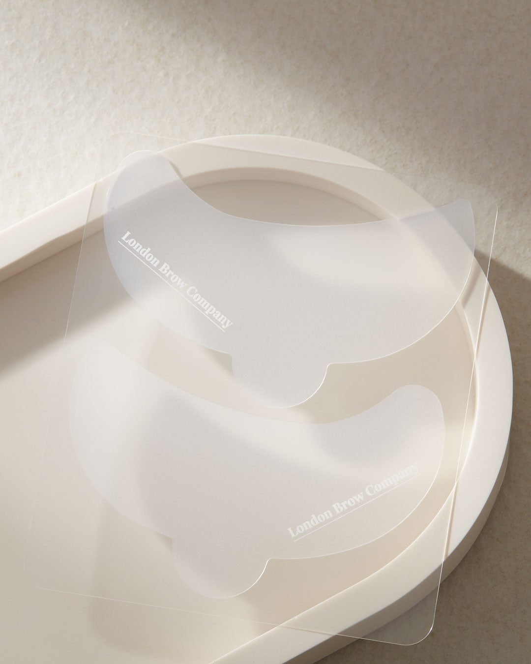 Reusable Silicone Brow Wrap & Under Eye Pads - Clear