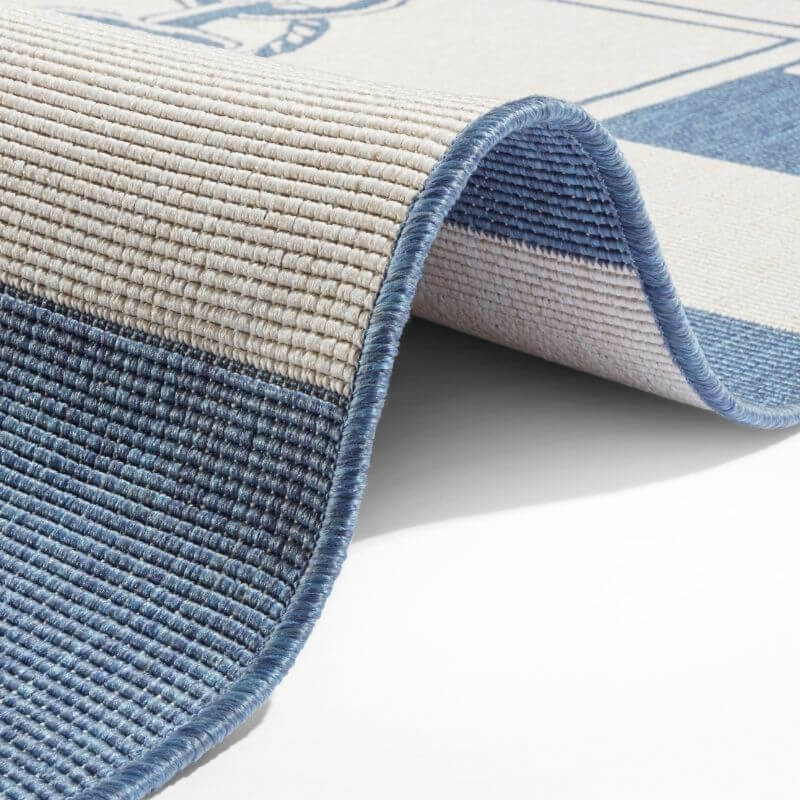 Reversible Indoor-Outdoor Flatweave Gandara Rug