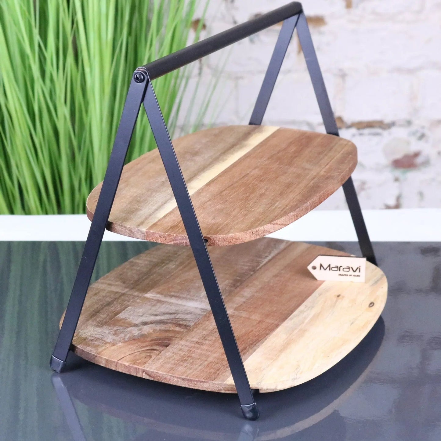 Revika 27cm 2 Tier Cake Stand