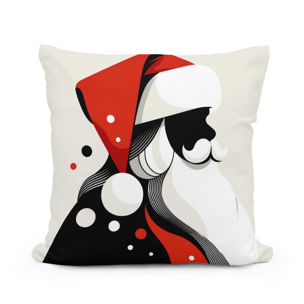 Simplified Santa Cotton Cushion