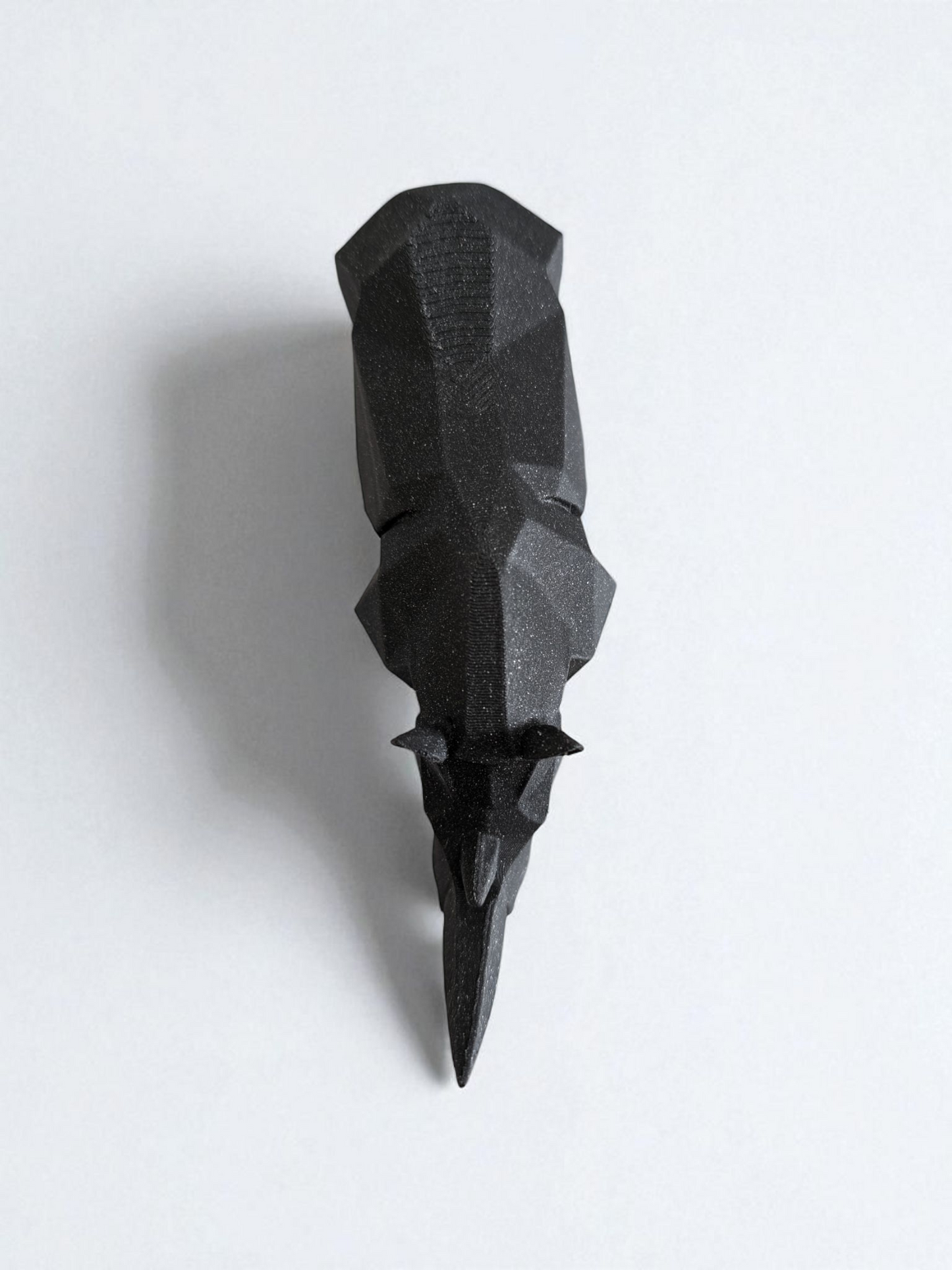Sculpture #29 | 3D Printed Rhino Sculpture - Modern Geometric Wildlife Decor