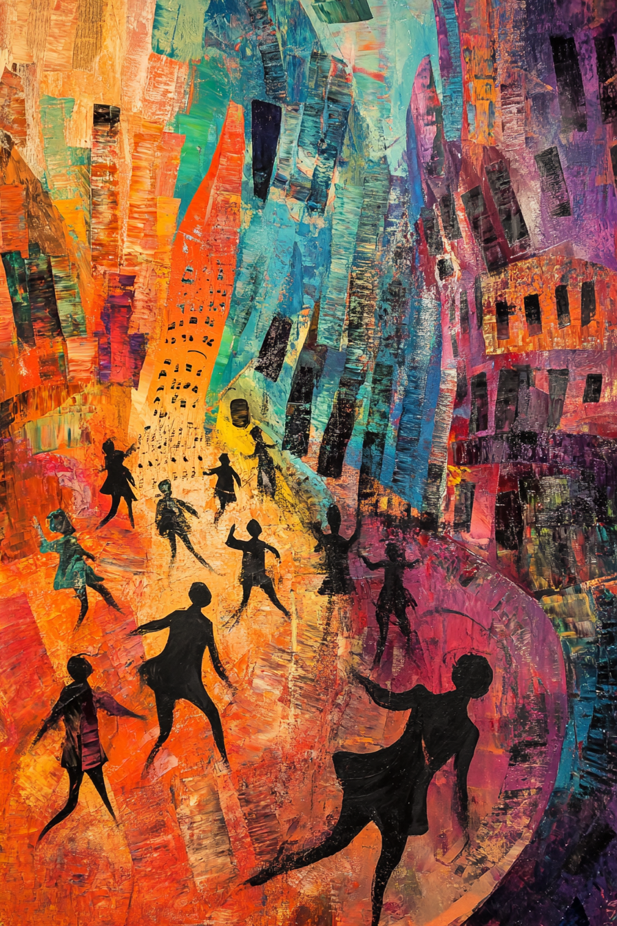 Rhythmic Symphony Canvas