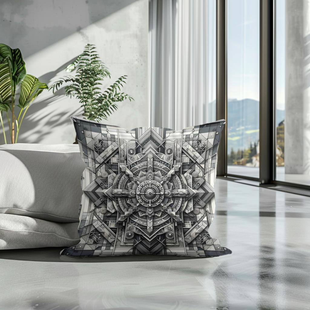 Silvershade Mirror Mosaic Cotton Cushion