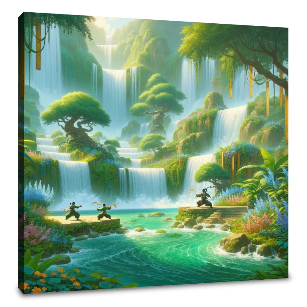 Pandaren Falls Canvas