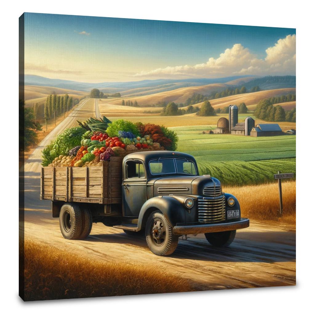 Harvest Road Journey Canvas