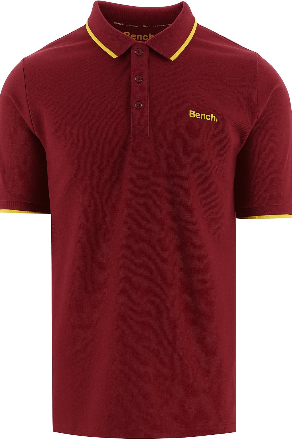 Bench Workwear Deep Red Richmond Polo Shirt
