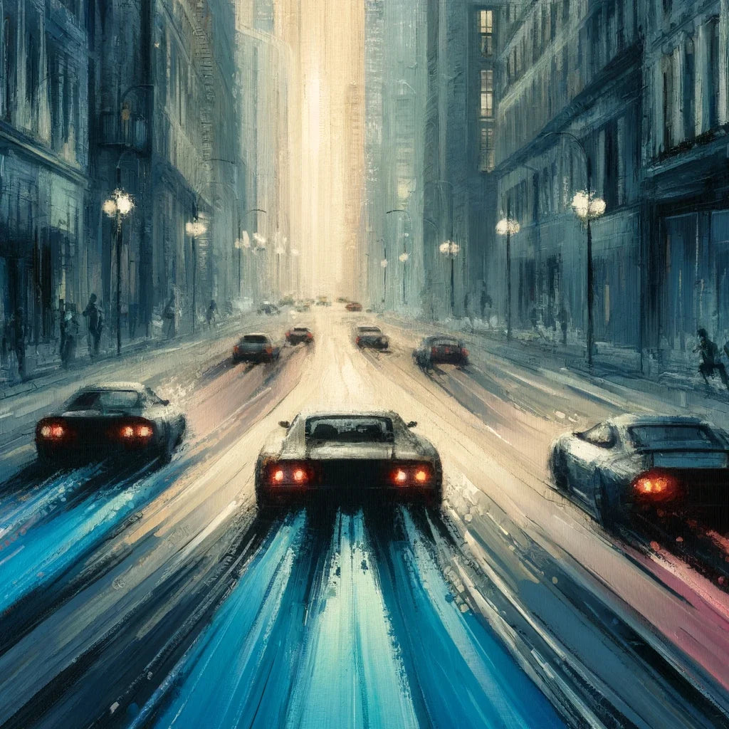 Rivals in the Narrow City Canvas