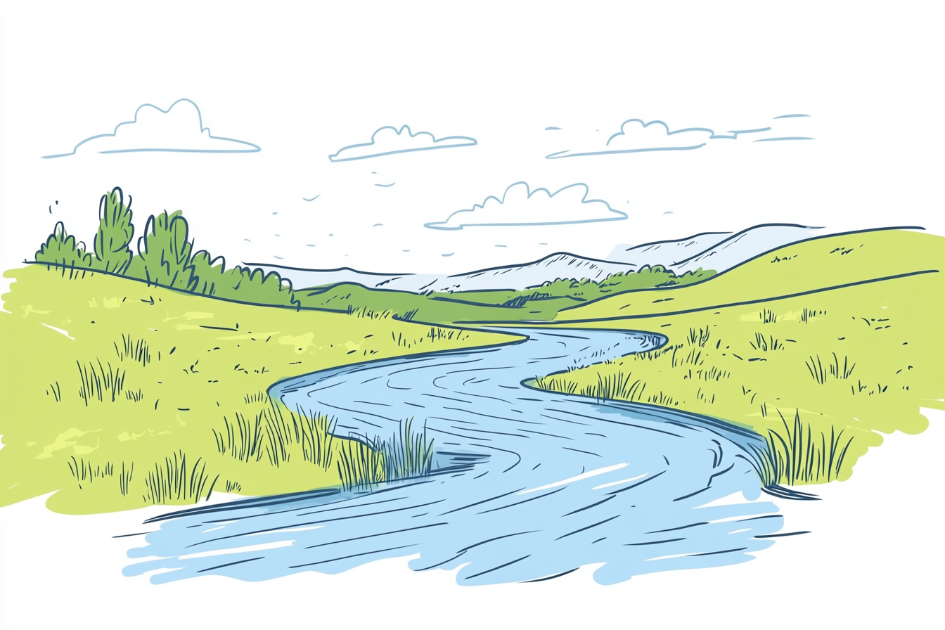 River's Whisper Canvas
