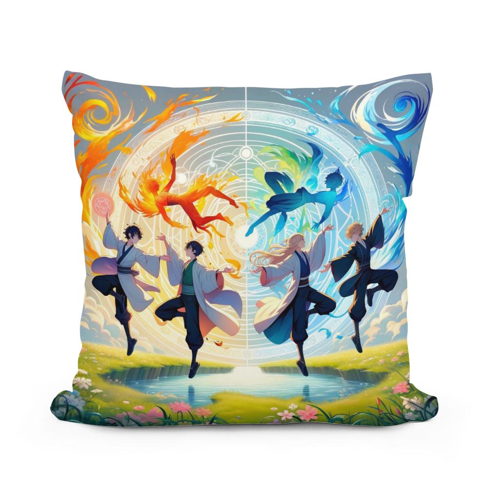Harmony of Elements Cotton Cushion