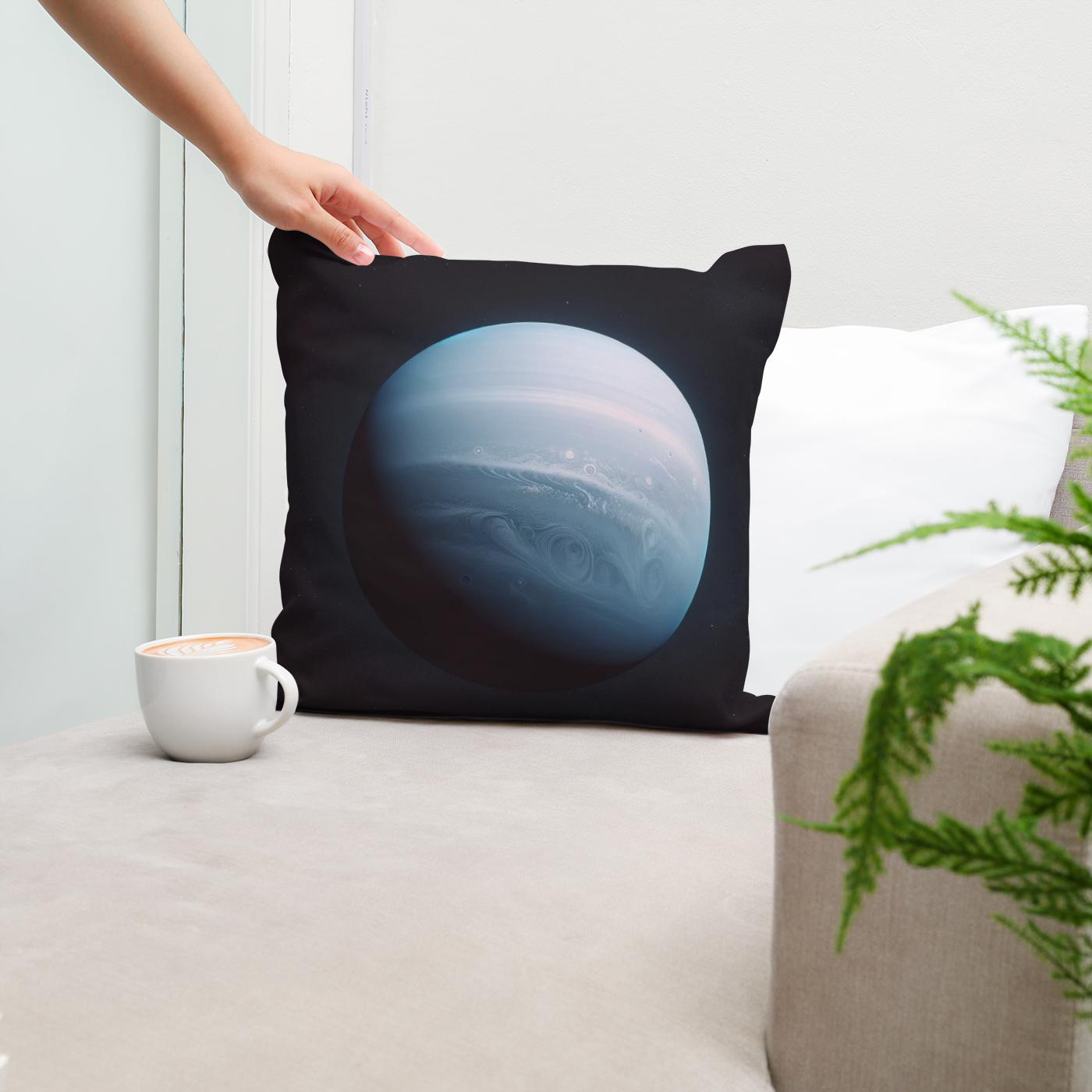 Uranus' Celestial Calm Cotton Cushion