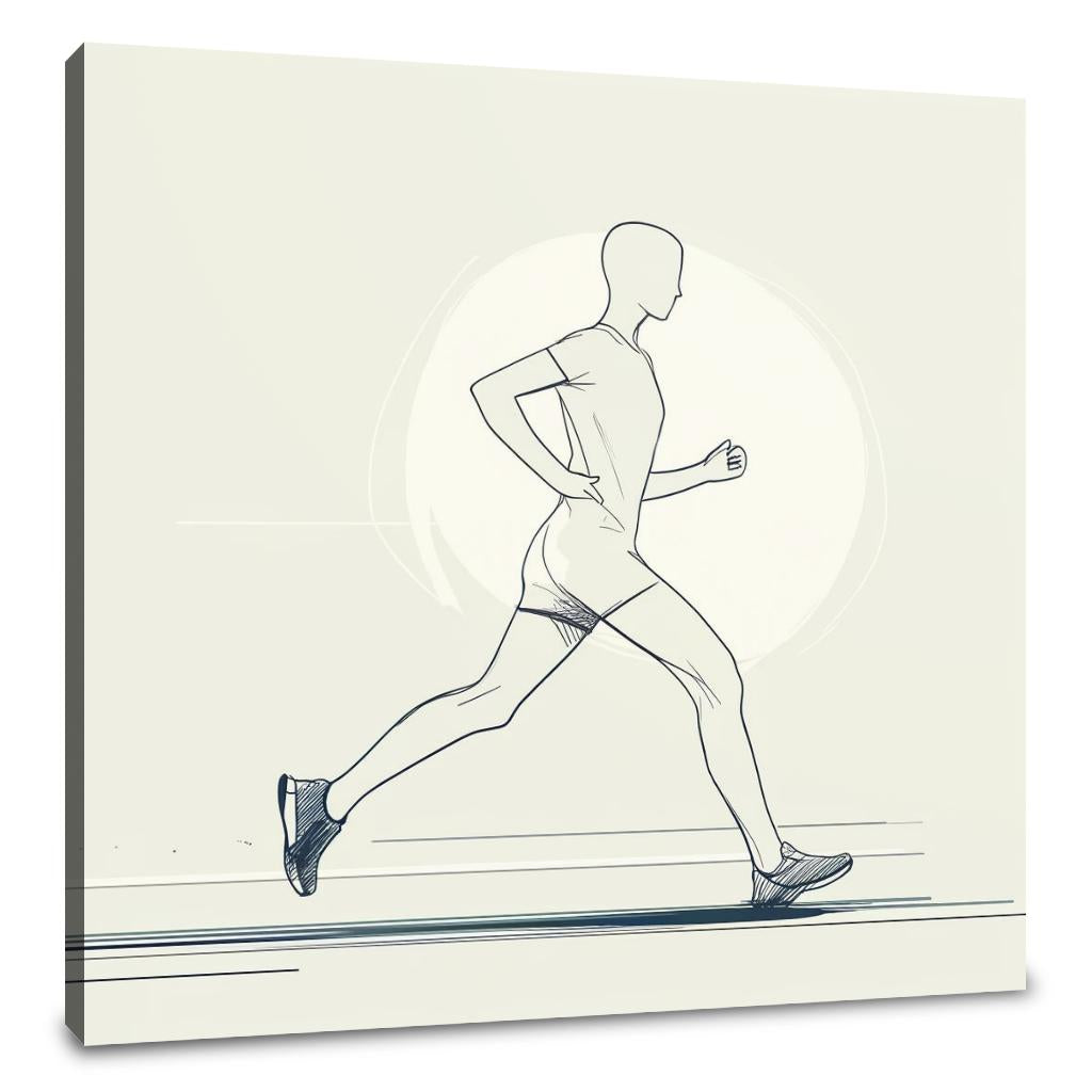 Graceful Runner Canvas