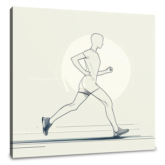 Graceful Runner Canvas