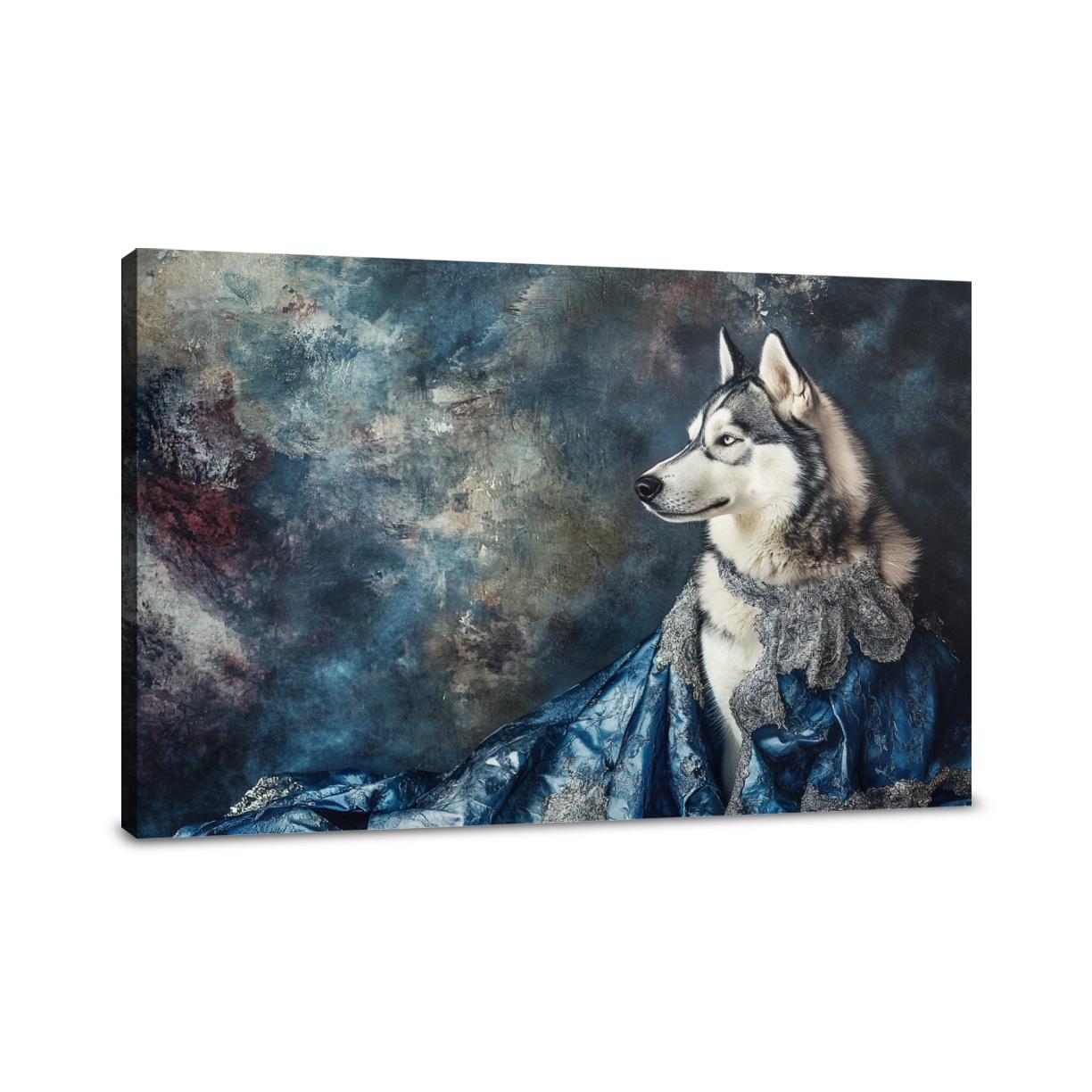 Husky Elegance Canvas