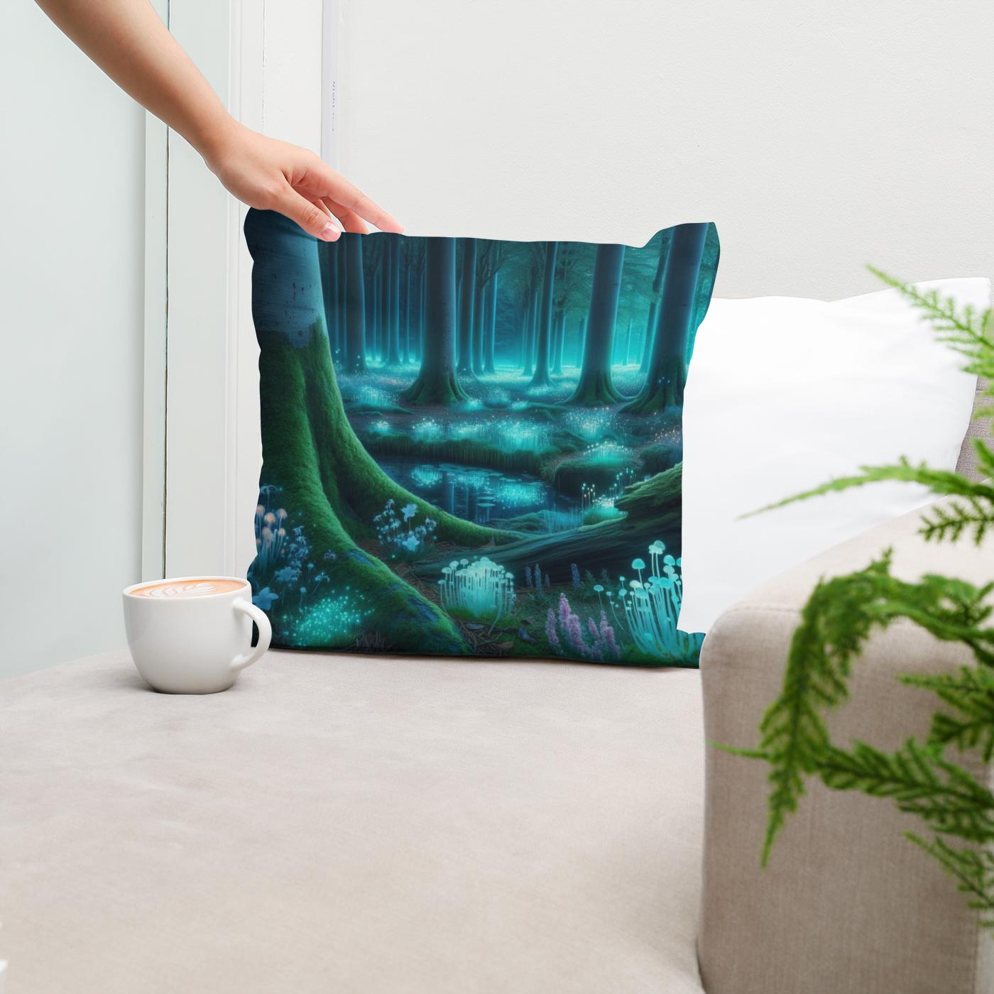 Mystic Glade Cotton Cushion