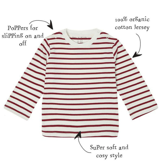 Robin Red Breton Stripe Top