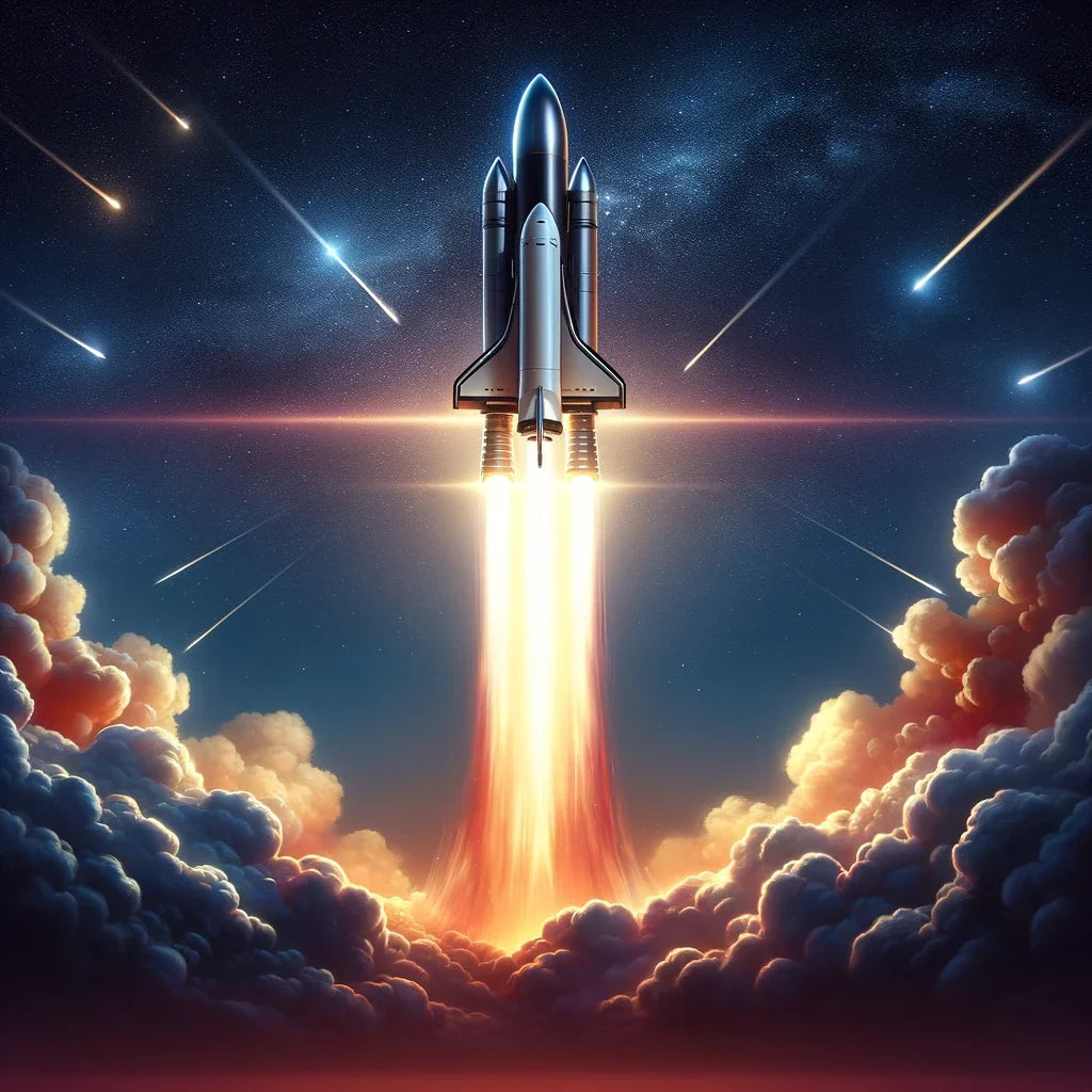 Rocket Liftoff Canvas