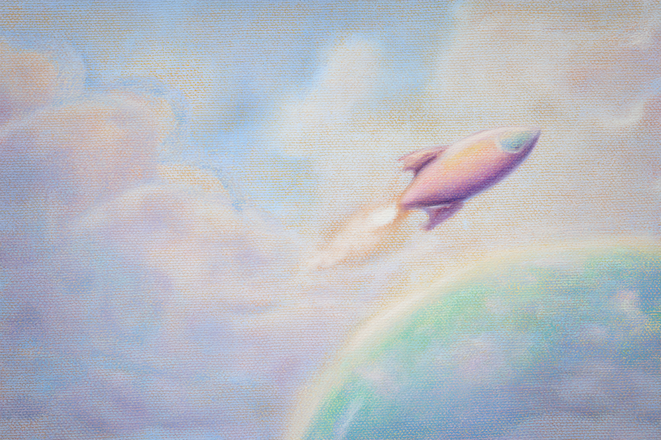 Rocket Ship Dream Canvas