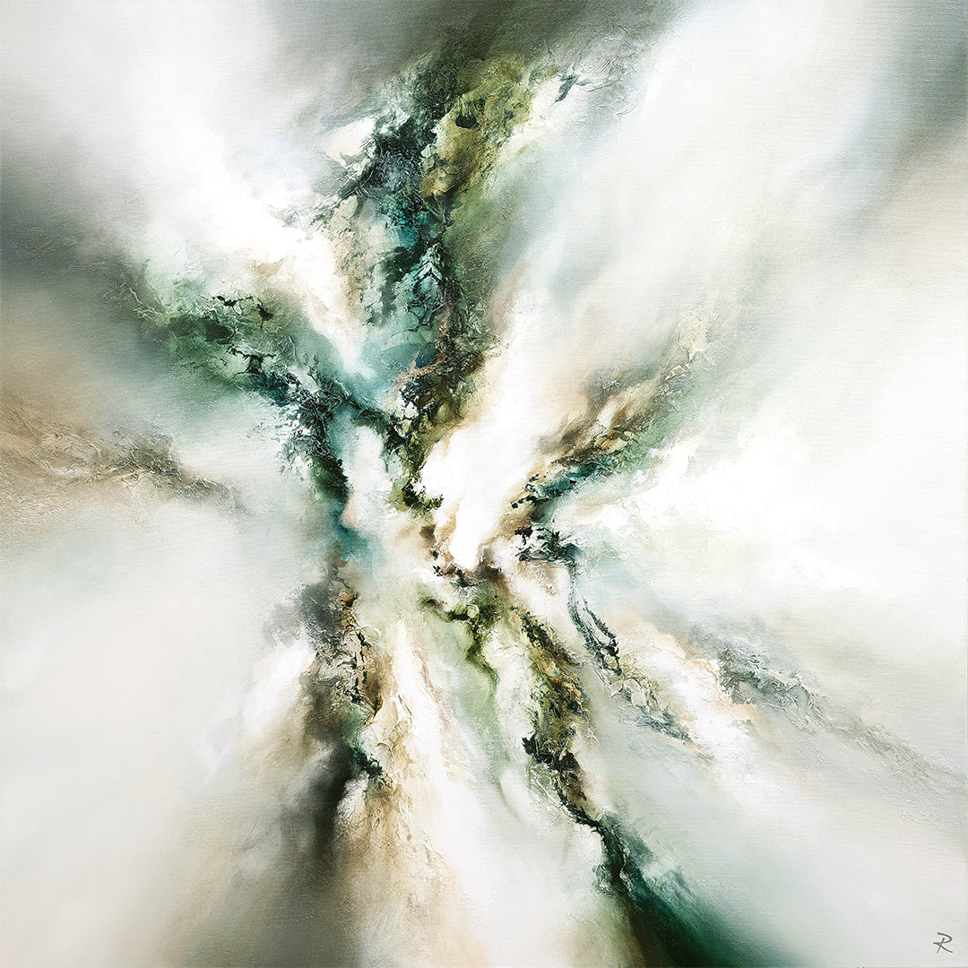 Majestic II Square Framed Printed Canvas