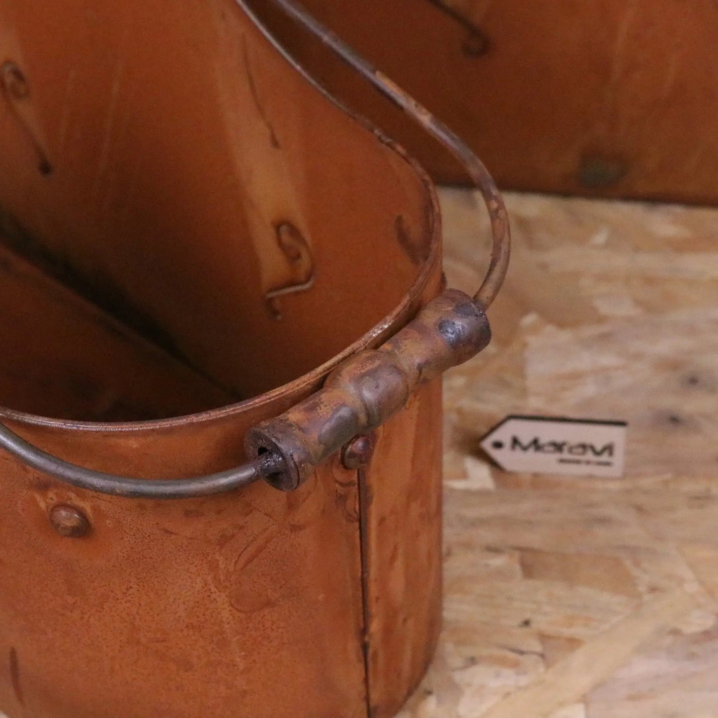 Rohira Basket Style Rusty Planters Set of 2