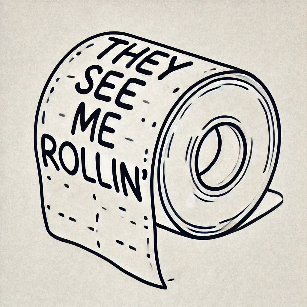 Rollin' with Humour Canvas
