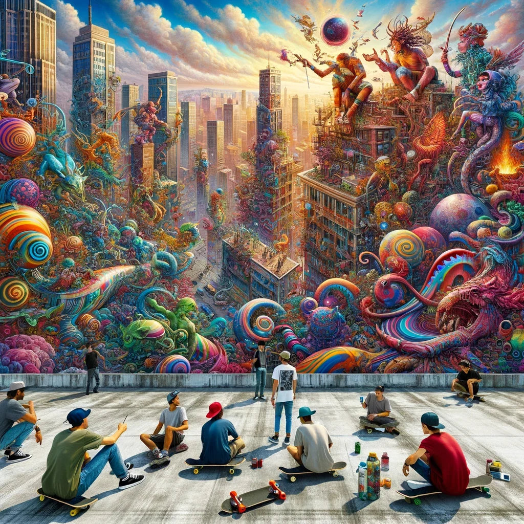 Rooftop Rendezvous Canvas