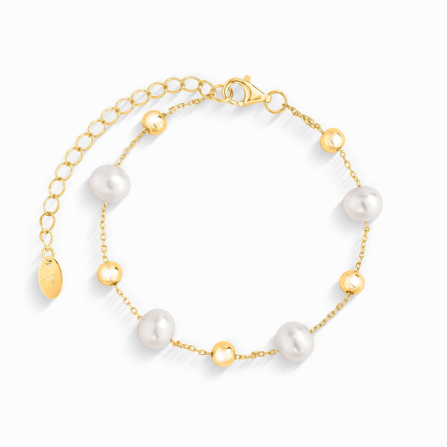 Freshwater Pearl Bracelet in 18k Gold Vermeil
