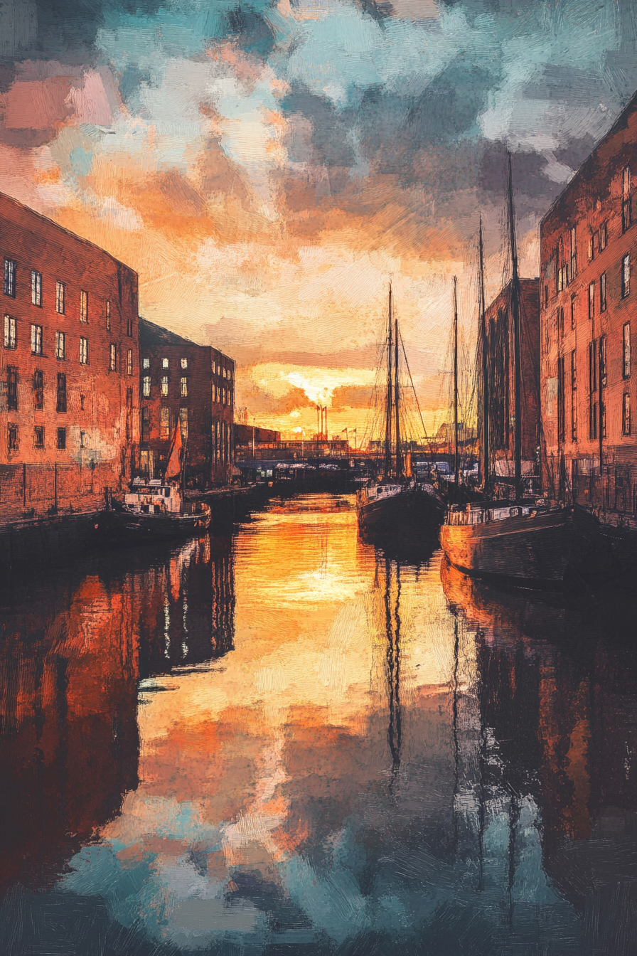 Royal Albert Dock Canvas