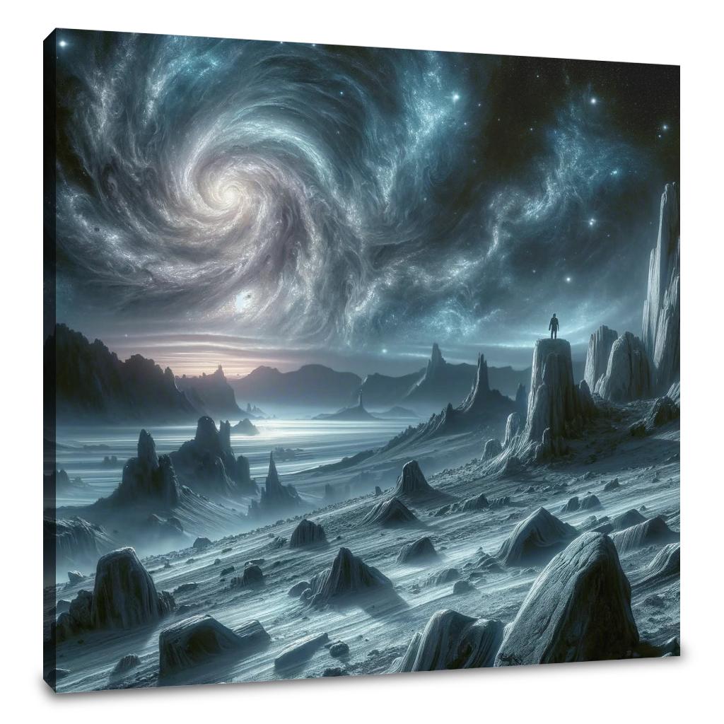 Lunar Solitude Canvas