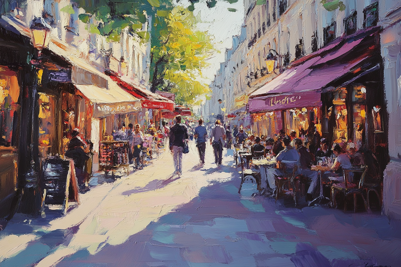 Rue d'Alsace-Lorraine Canvas