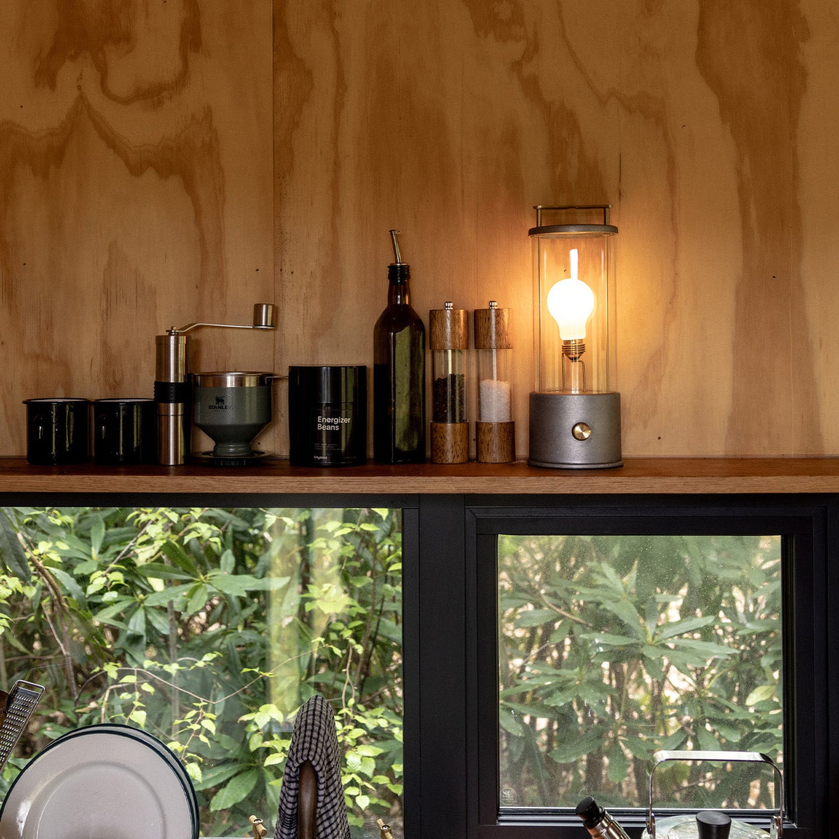 The Rugged Muse 1.0 Portable Lamp in Raw Aluminium - Set of 2
