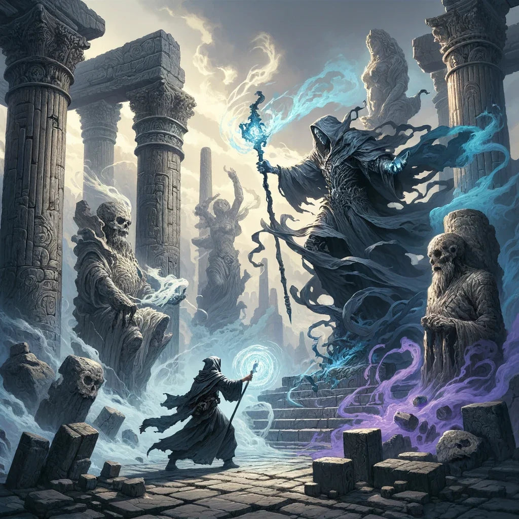 Ruins Duel Canvas