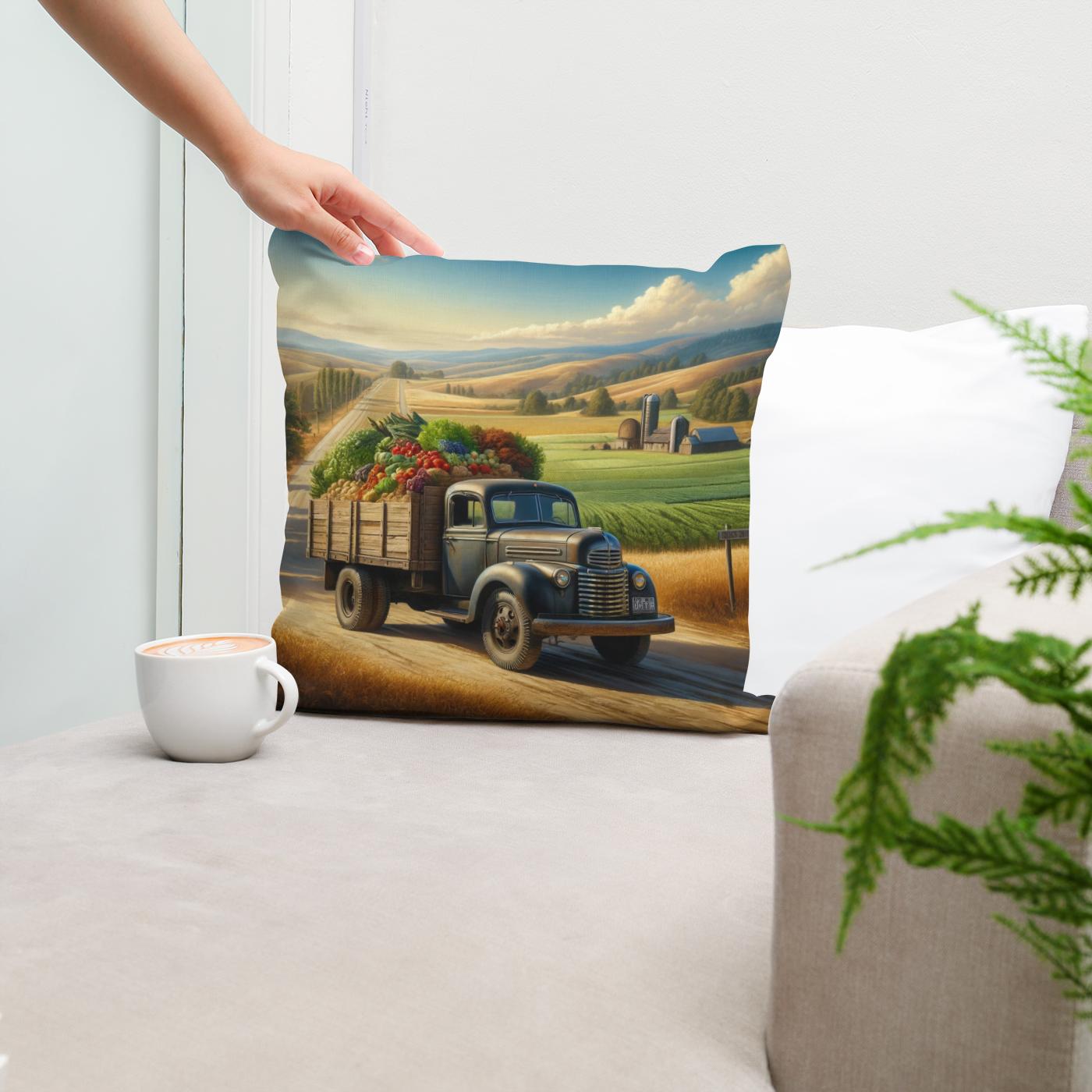 Harvest Road Journey Cotton Cushion
