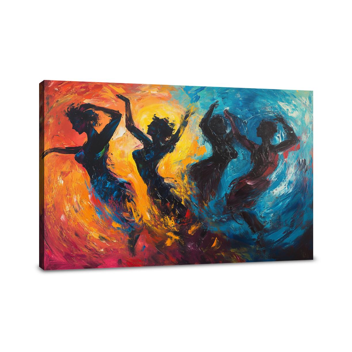 Dynamic Dancers Canvas