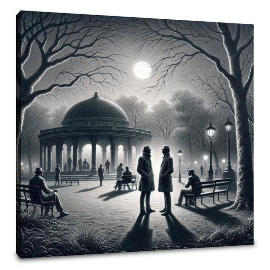Moonlit Conspiracies Canvas