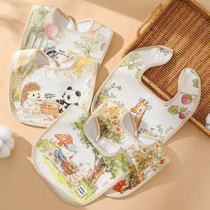 Vintage Style Cotton Baby Bibs